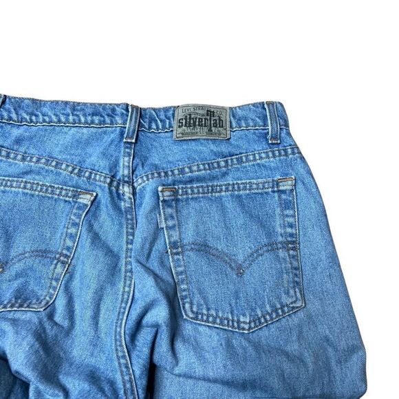 Vintage 90s Y2K Levi’s Silver Tab Baggy Loose Jeans Size 11/12 - Picture 7 of 9